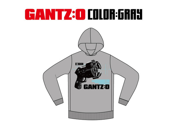 LIVERTINEAGE x GANTZ:O Collaboration Parka GUN Gray L