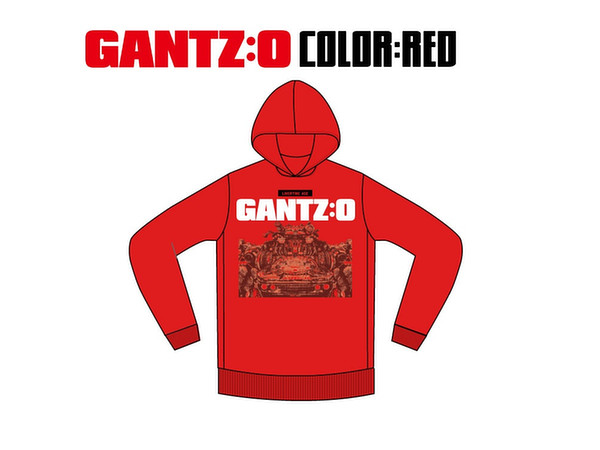 LIVERTINEAGE x GANTZ:O Collaboration Parka ROBOT Red S