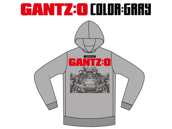 LIVERTINEAGE x GANTZ:O Collaboration Parka ROBOT Gray L