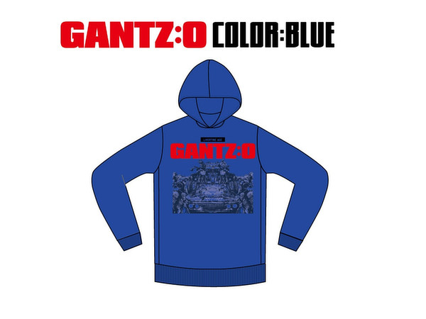 LIVERTINEAGE x GANTZ:O Collaboration Parka ROBOT Blue L