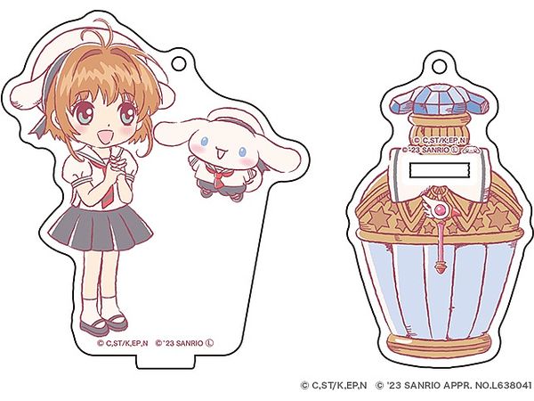 Cardcaptor Sakura x Sanrio Characters: Acrylic Stand Keychain Perfume ver. Sakura x Cinnamoroll