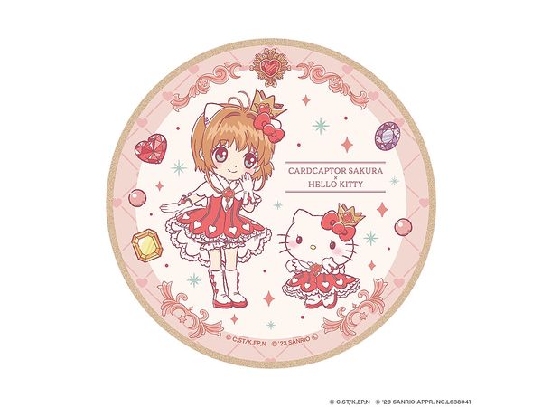Cardcaptor Sakura x Sanrio Characters: Wood Coaster Perfume ver. Sakura x Hello Kitty