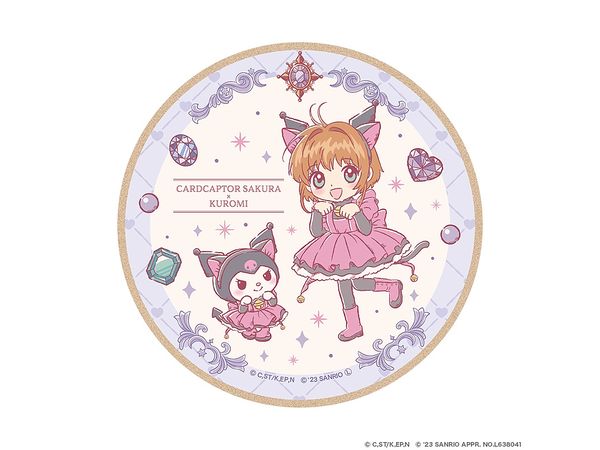Cardcaptor Sakura x Sanrio Characters: Wood Coaster Perfume ver. Sakura x Kuromi