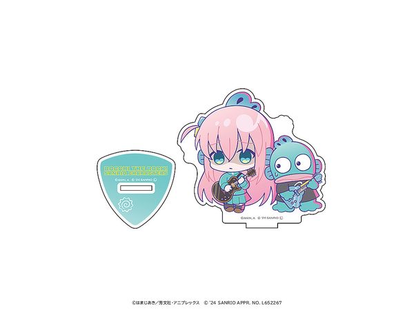 Anime Bocchi The Rock! x Sanrio Characters Acrylic Stand Hitori Goto x Hangyodon