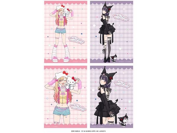 TV Anime My Dress-Up Darling x Sanrio Characters: Bromide Set Of 4