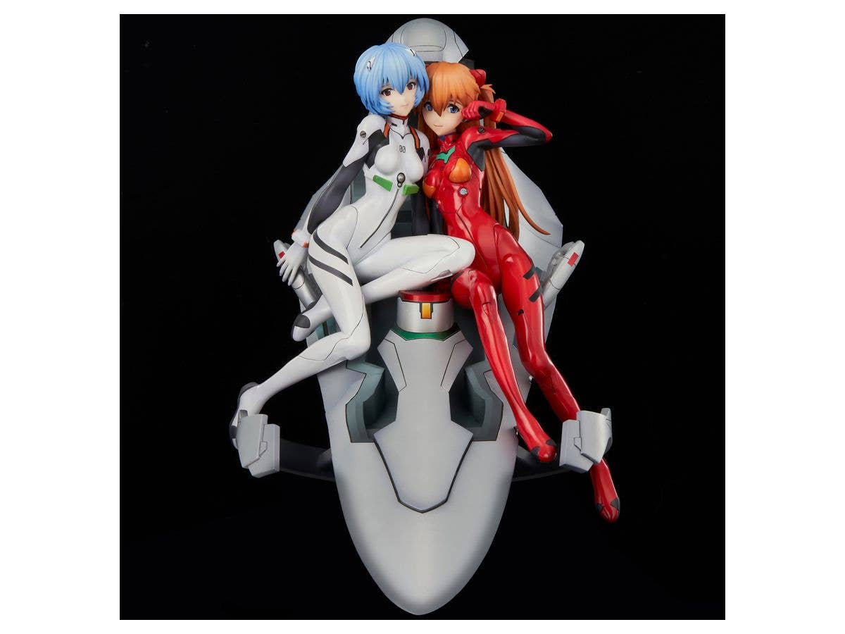 Rebuild Evangelion Rei & Asuka -Twinmore Object- Figure