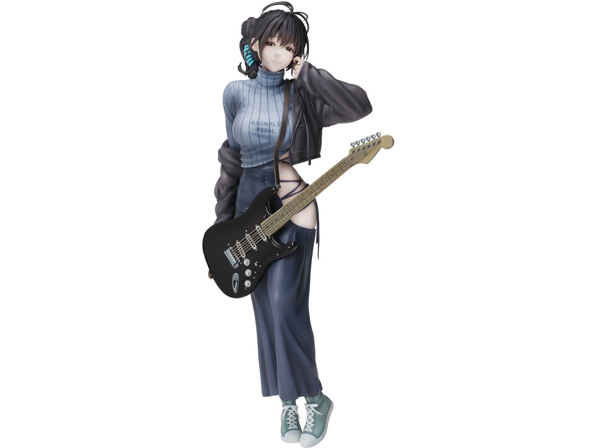 hitomio 16 Illustration Guitar Meimei Backless Dress