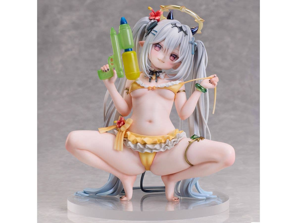 chihiro Illustration Silver Hair-chan