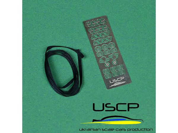 Racing Seatbelts PE set Black