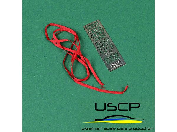 Racing Seatbelts PE set Red