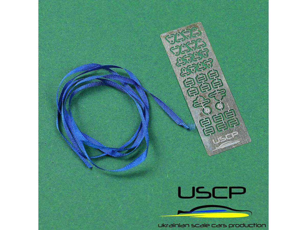 Racing Seatbelts PE set Blue