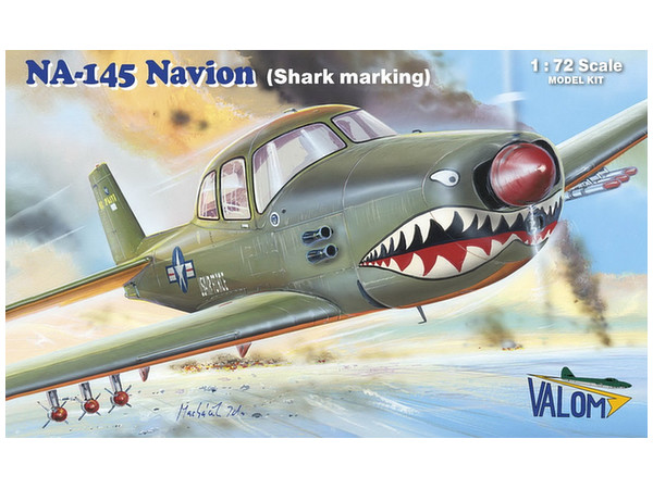 NA-145 Navion "Shark Markings"