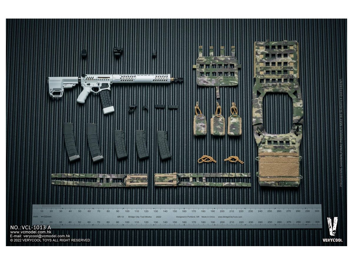 Tactical UDR-15 & SPC Accessory Set A (Pearl White)