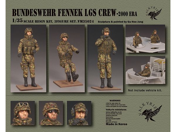 Current German Army Federal Forces Fennec Lgs Crew Set 2000S (3 Pieces)