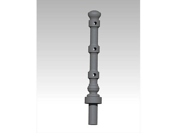 Set of railing pillars