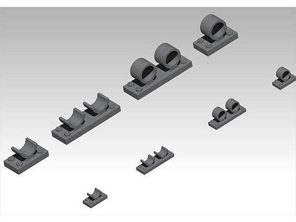 Pipe support set