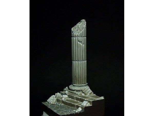 (54mm) Universal Figure Base Column Ruins Base