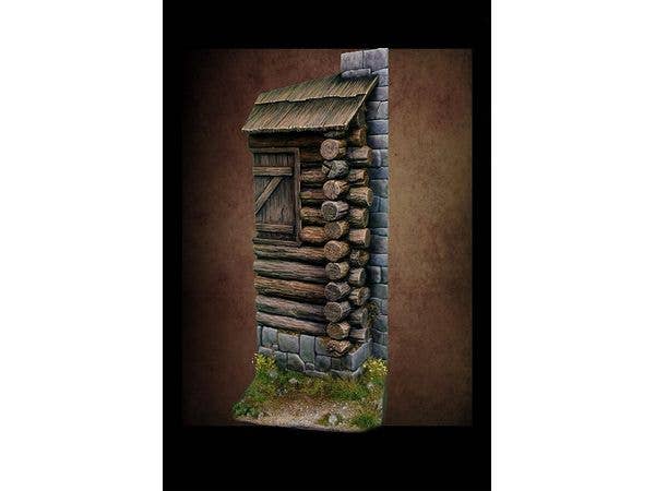 (54mm) Universal Figure Base - Log House