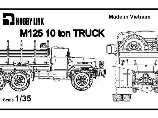 U.S. M125 Cargo Truck Full Kit