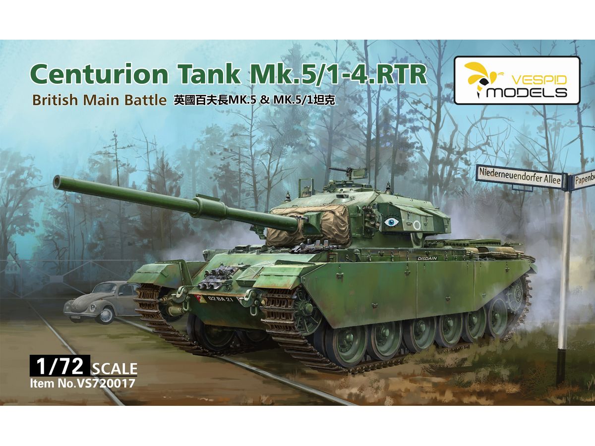 Centurion Tank Mk.5/1-4 RTR British Main Battle Tank Metal barrel + Metal tow cable