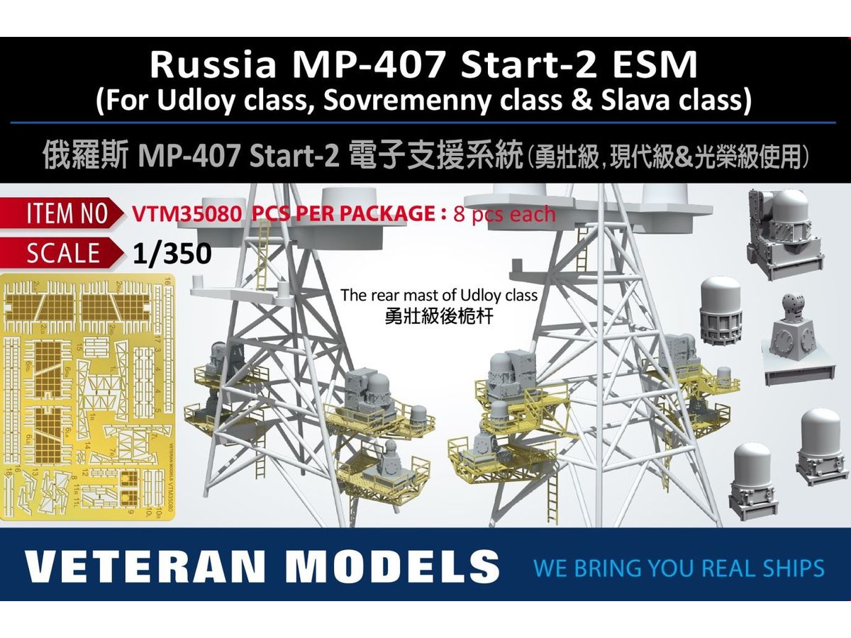 Russia MP-407 Start-2 ESM (For Udloy class, Sovremenny class & Slava class)