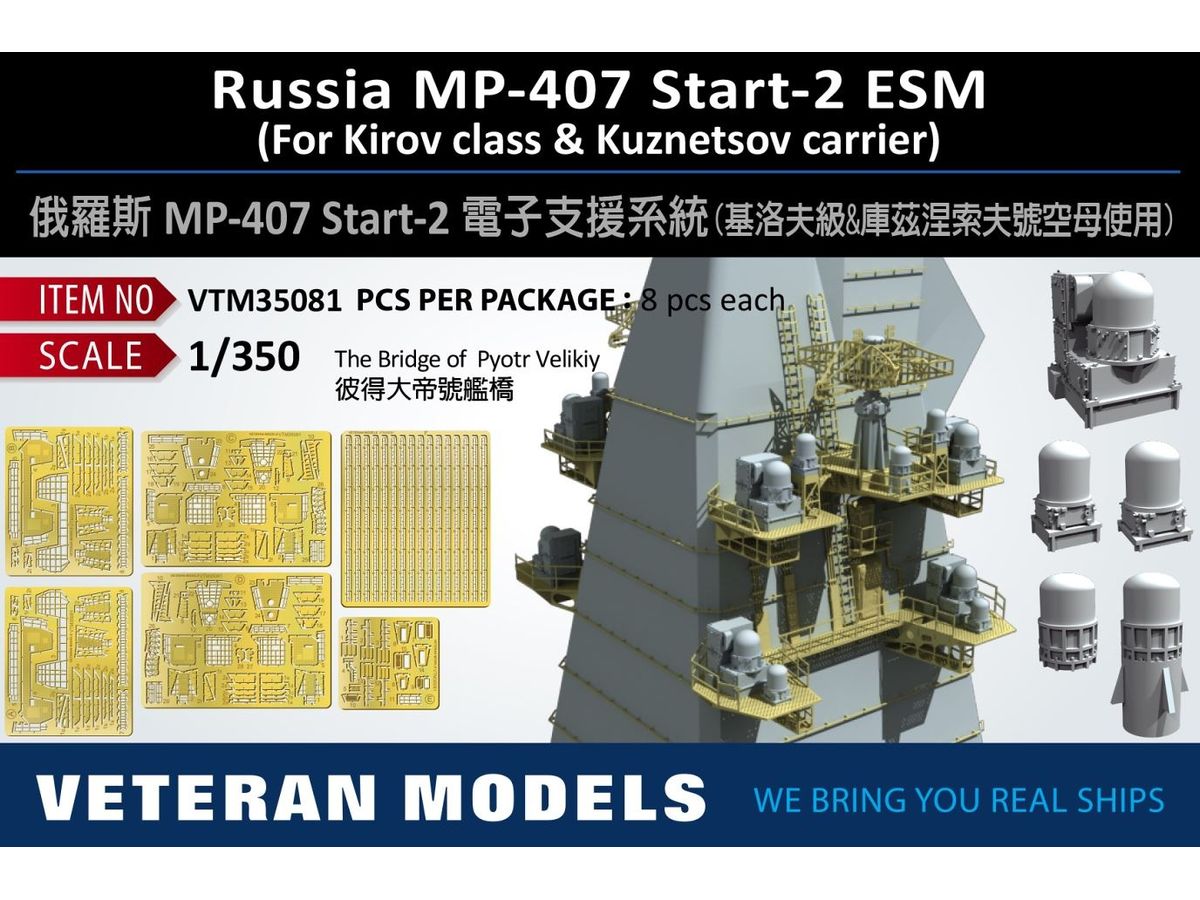 Russia MP-407 Start-2 ESM (For Kirov class & Kuznetsov carrier)