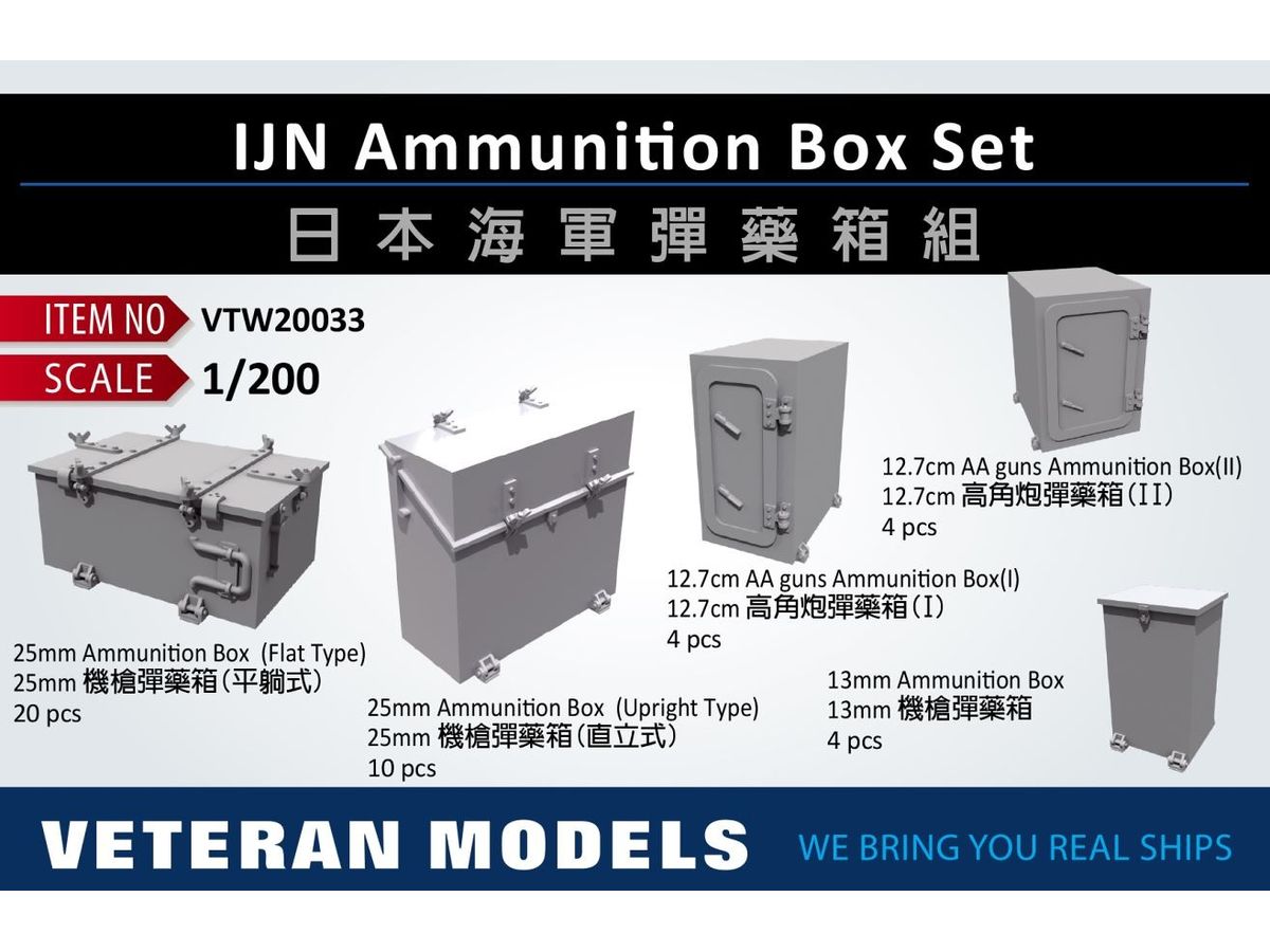 IJN Ammunition Box Set