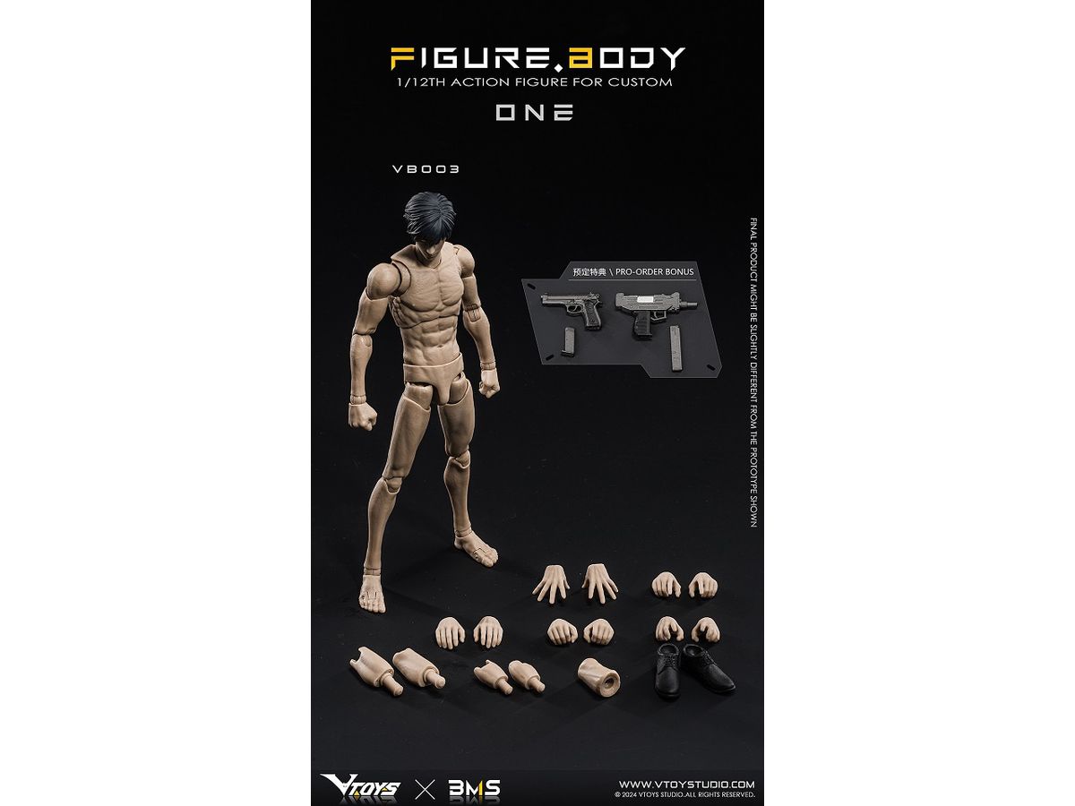 (VB-002B) V Toys X BMS Male Body The One (Asian Skin)