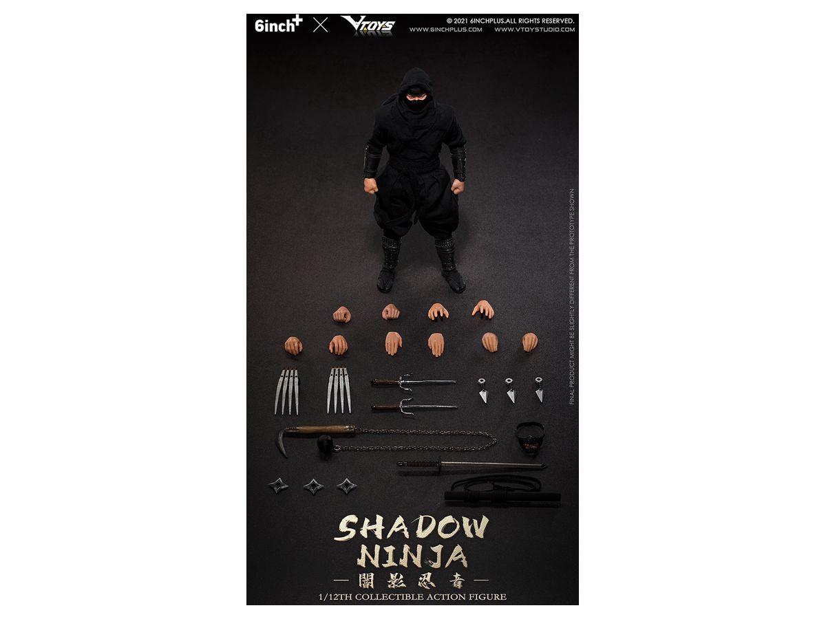 VTOYS x 6INCH SN001 Shadow Ninja (Black)