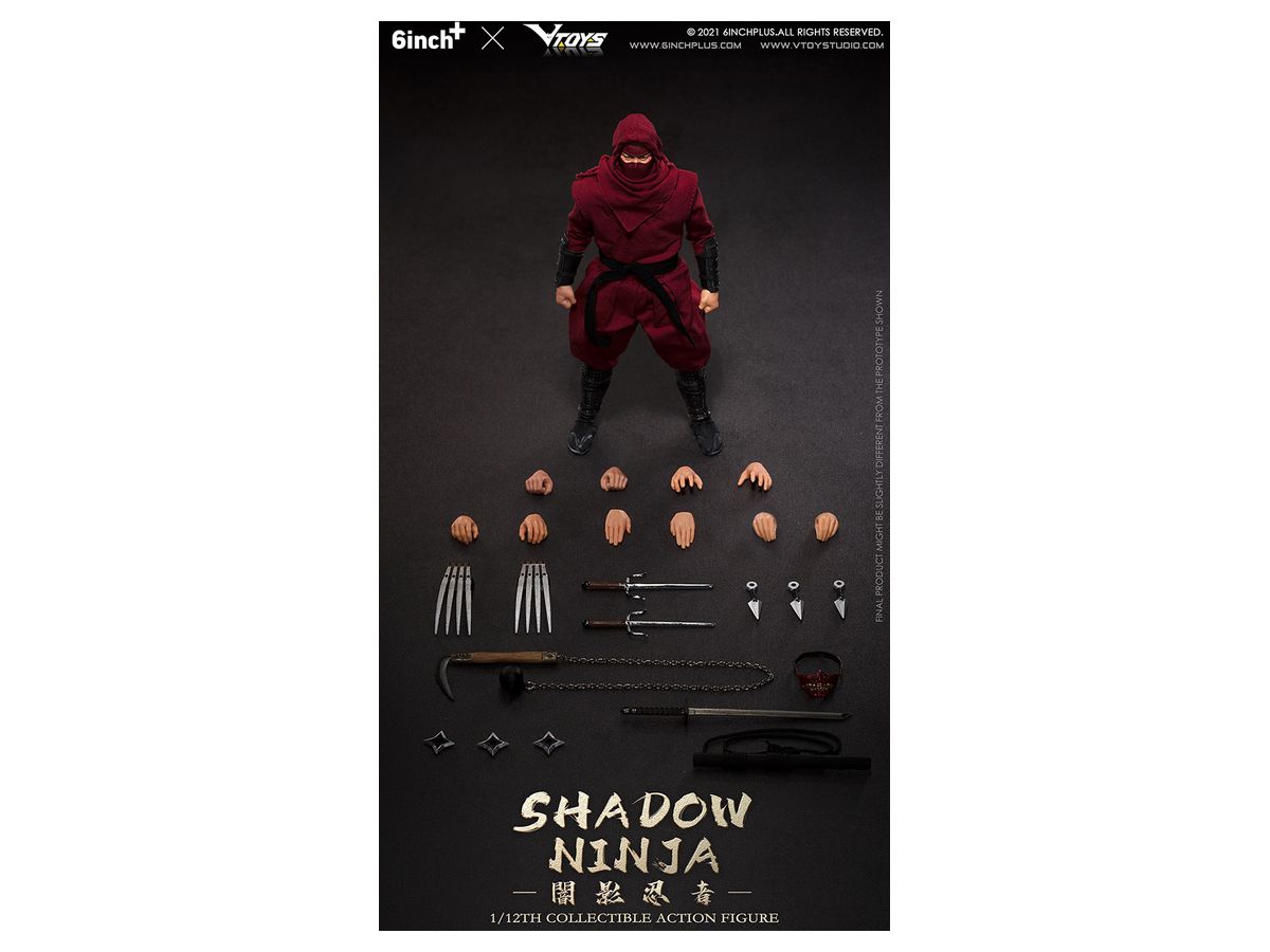 VTOYS x 6INCH SN002 Shadow Ninja (Red)