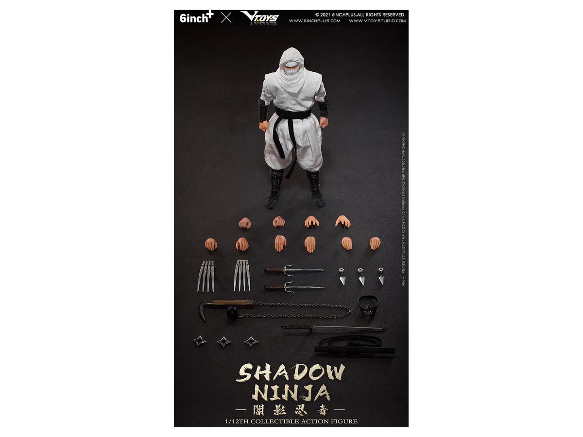 VTOYS x 6INCH SN003 Shadow Ninja (White)