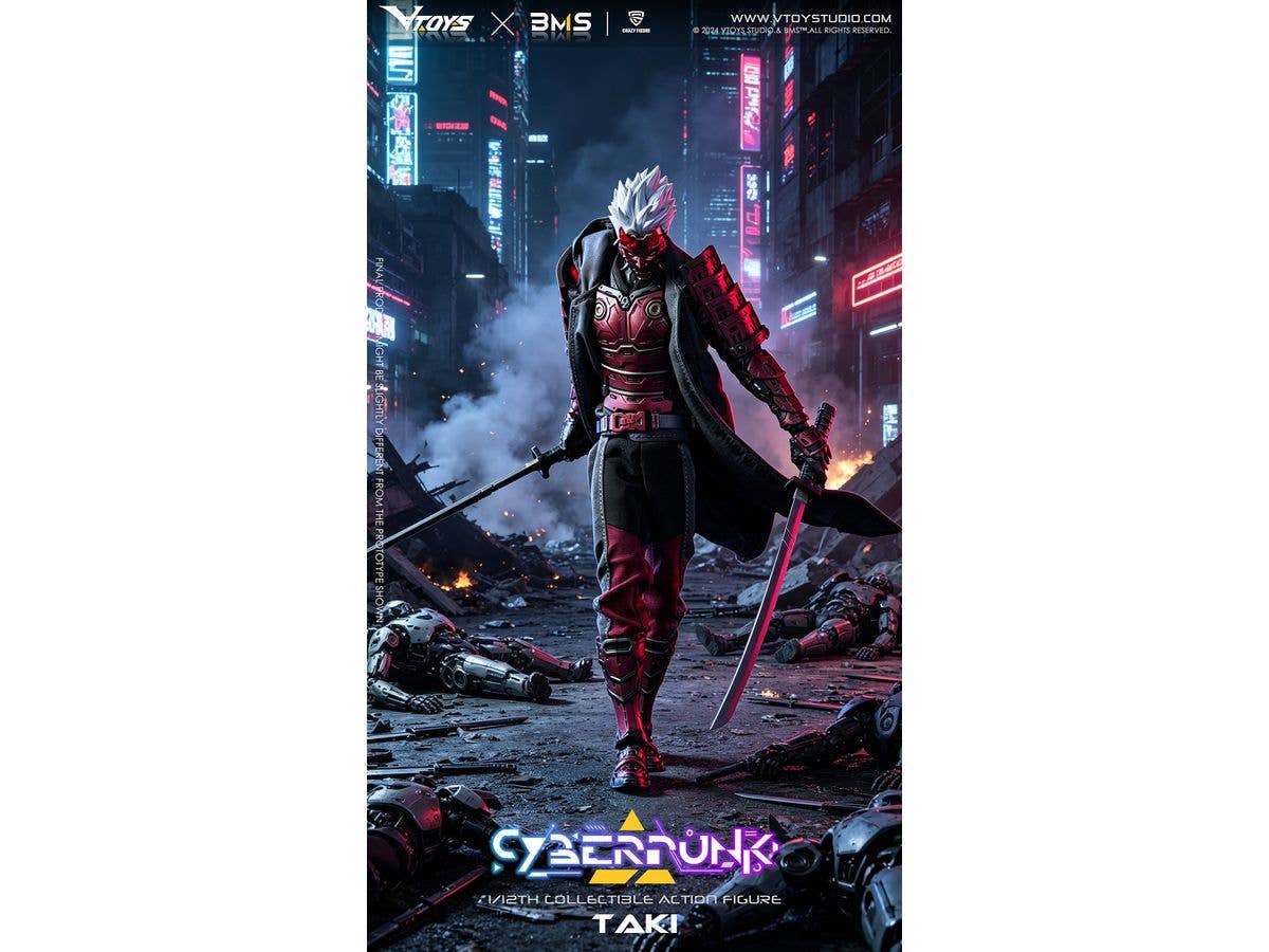 VTOYS x BMS x CF Cyberpunk Samurai The Crimson Dawn Of The Blade