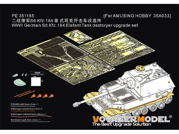 WWII German Sd.Kfz.184 Elefant Tank destoryer upgrade set (For AMUSING HOBBY 35A033)