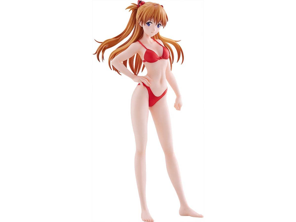 POP UP PARADE Beach Queens Asuka Shikinami Langley (Bikini Style) L Size (Rebuild of Evangelion)