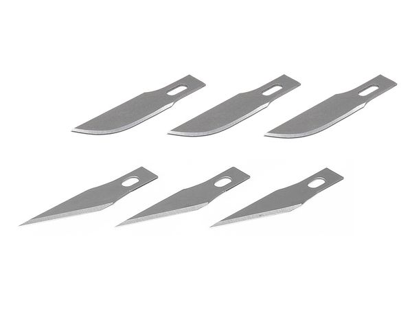 HG Multipurpose Knife Holder Spare Blade Set (Straight Blade x 3pcs, Curved Blade x 3pcs)