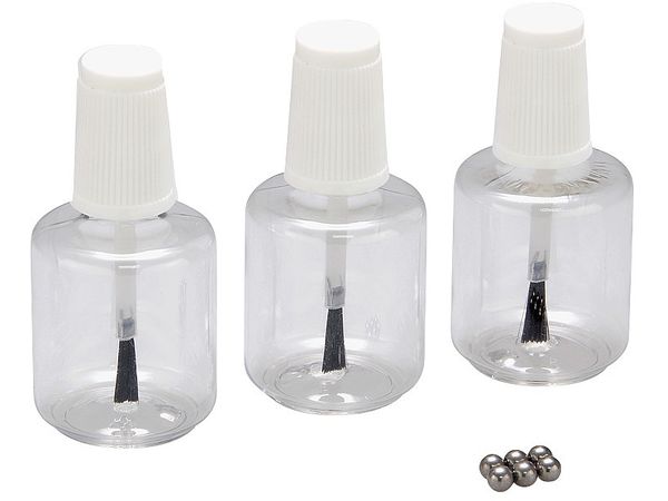 Plastic Bottle With Brush (Thick Bottle, Large Brush)