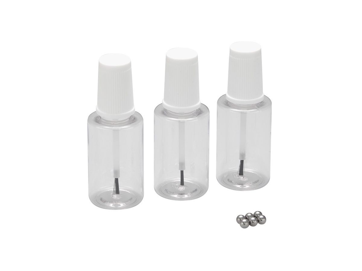 Plastic Bottle With Brush (Thin Bottle / Small Brush)