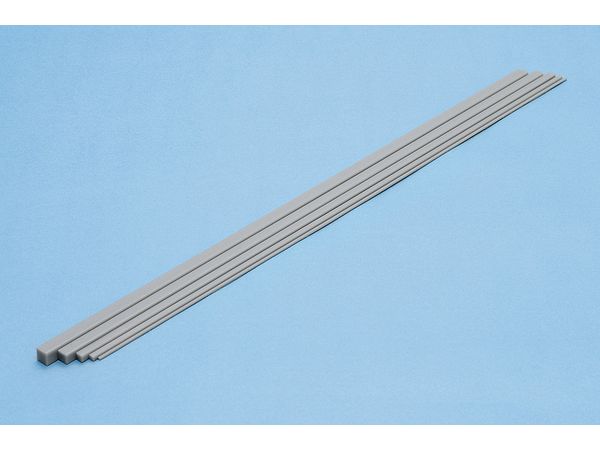 Plastic Materials (Gray) Square Stick 1.0mm 8pcs