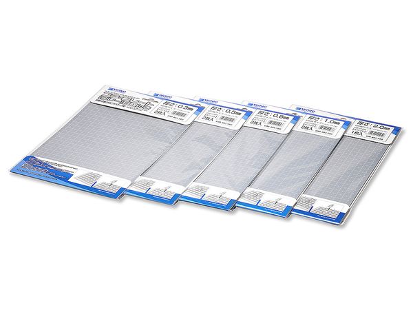 Plastic Plate (with Graduations: White) B5 Gray 0.8mm