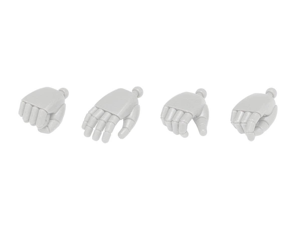 New F Hands Round S White