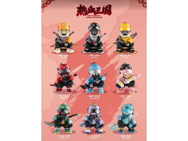 FACELESS - Hot-Blooded Three Kingdoms Series Figure Blind Box 1Box 6pcs