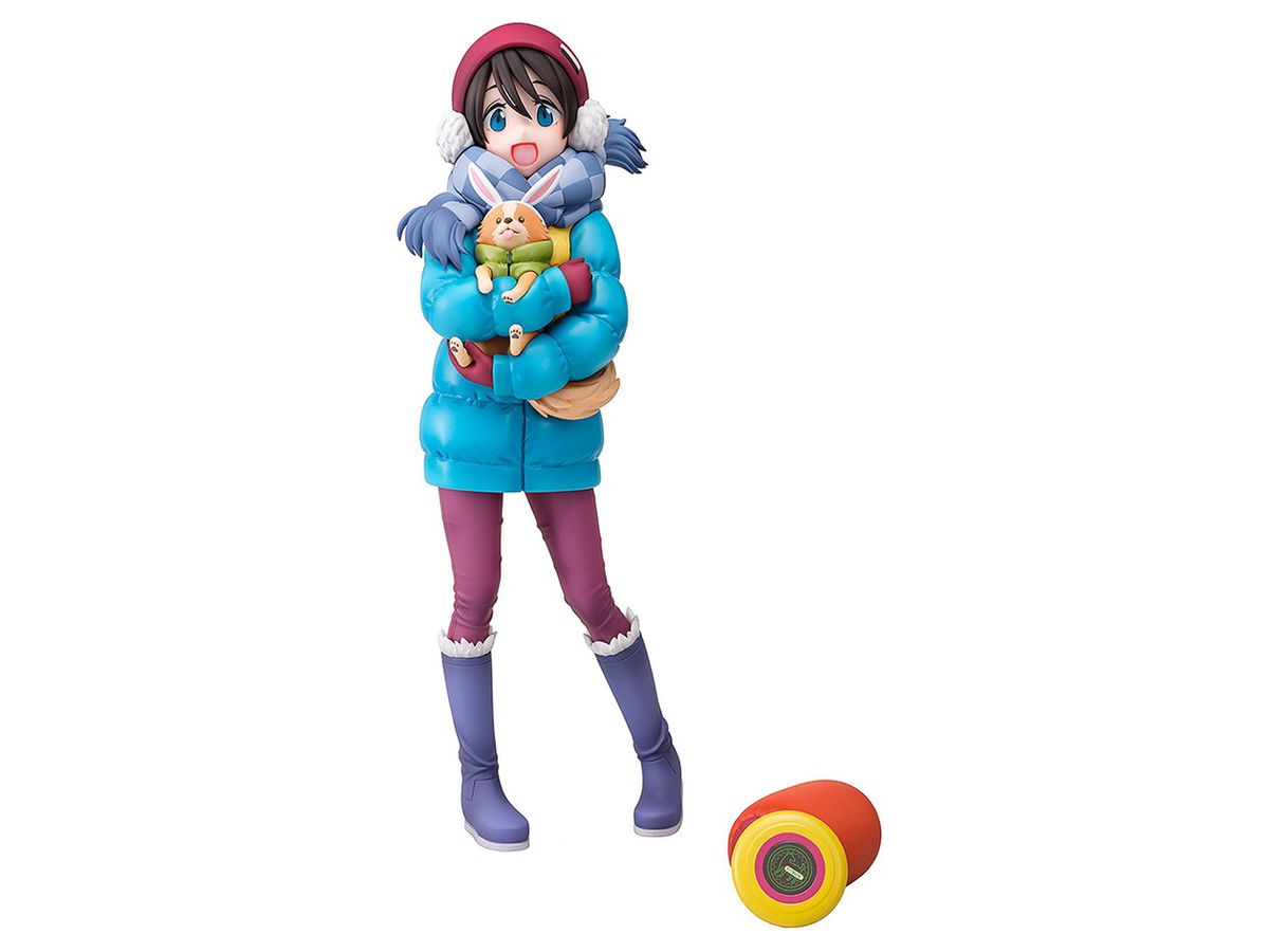 Laid-Back Camp Ena Saito & Chikuwa Figure