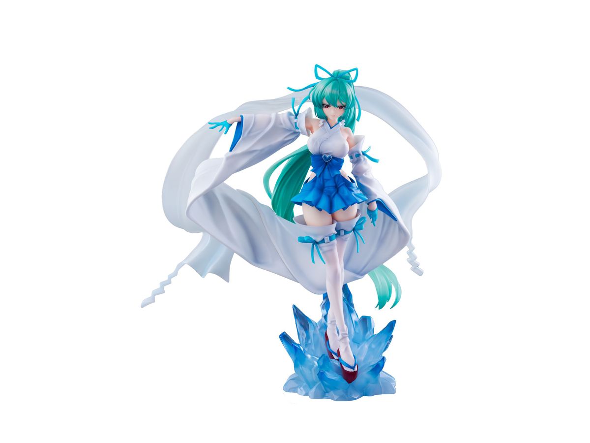 Gushing over Magical Girls: Magia Azul Thin Ice Shrine Maiden
