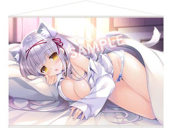 Drawn by Hana Nanaroba Dakikano Nekoyashiki Neneko A1 Tapestry