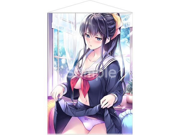 Drawn by Fumio Dakikano Shiori Tsukishima A1 Size Tapestry (Reissue)