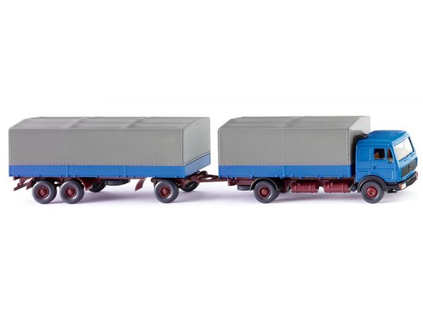 MB NG Flatbed Road Train Blue