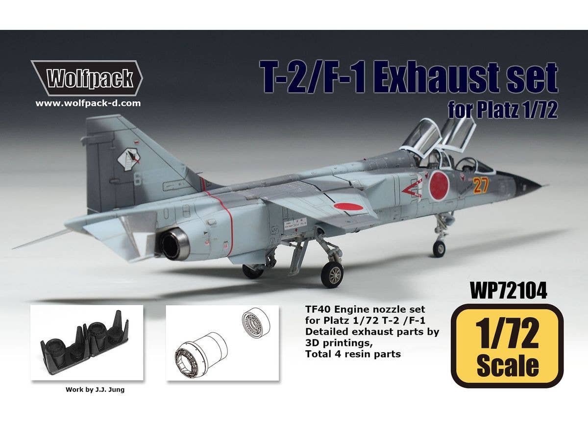 T-2/F-1 Exhaust set for Plats