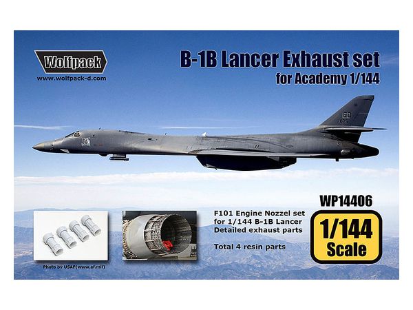 B-1B Lancer Exhaust Nozzle Set  (for Academy)
