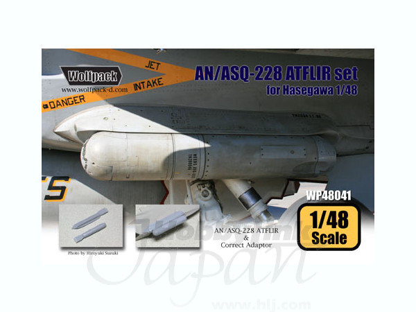 Wolfpack 1/48 AN/ASQ-228 ATFLIR pod set set Hasegawa Super Hornet WP48041