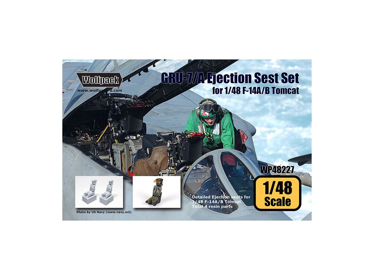 GRU-7/A Ejection Seat Set F-14 A/B for Tomcat (for Tamiya)
